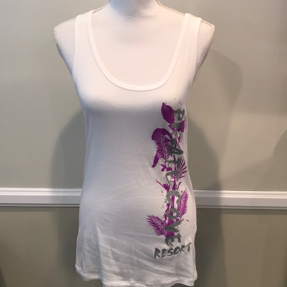 Bella White Summer Tank Top NWOT XXL